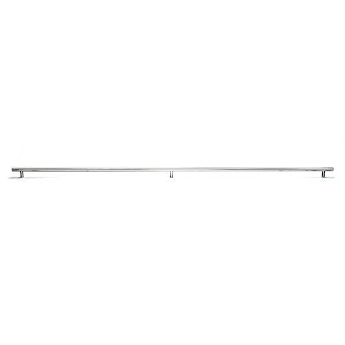 Top Knobs - Solid Bar 37 3/16 Inch Center to Center Bar pull - Brushed Stainless Steel