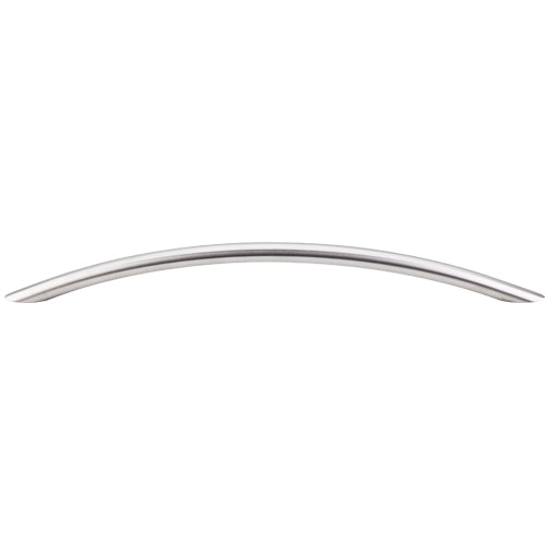 Top Knobs - Solid Bowed 8 13/16 Inch Center to Center Bar pull - Brushed Stainless Steel