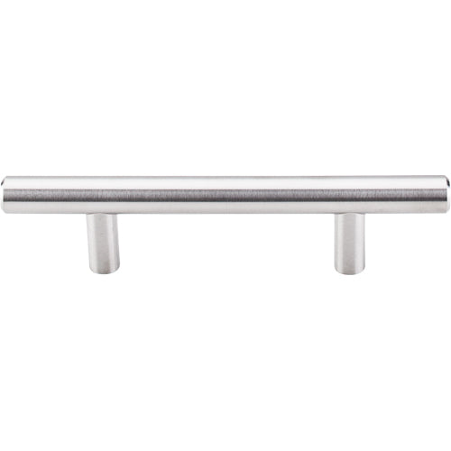 Top Knobs - Solid Bar 3 Inch Center to Center Bar pull - Brushed Stainless Steel