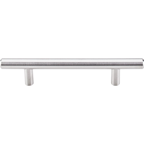 Top Knobs - Solid Bar 3 3/4 Inch Center to Center Bar pull - Brushed Stainless Steel
