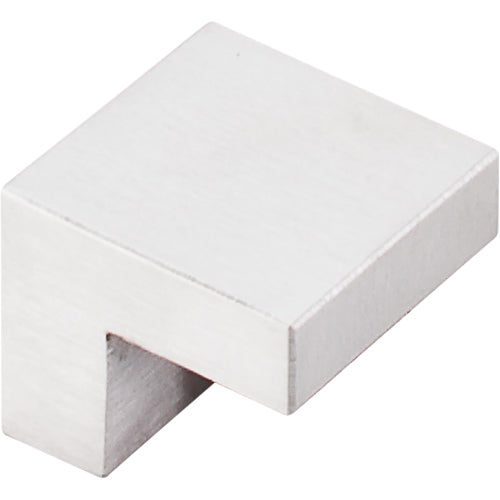 Top Knobs - Square Knob 5/8 Inch (c-c) - Brushed Stainless Steel