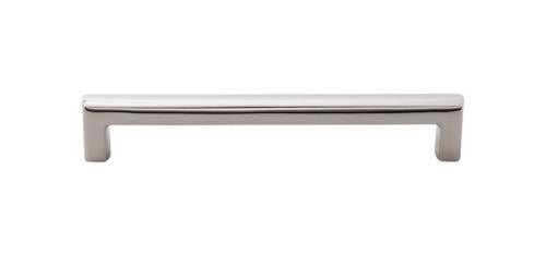 Top Knobs - Roselle 7 9/16 Inch Center to Center Bar pull - Polished Stainless Steel