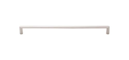 Top Knobs - Latham 12 5/8 Inch Center to Center Bar pull - Brushed Stainless Steel
