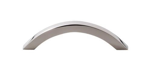 Top Knobs - Iola 3 3/4 Inch Center to Center Bar pull - Polished Stainless Steel