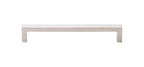 Top Knobs - Ashmore 7 9/16 Inch Center to Center Bar pull - Brushed Stainless Steel