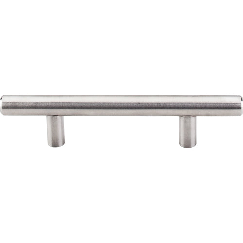Top Knobs - Hollow 3 Inch Center to Center Bar pull - Brushed Stainless Steel