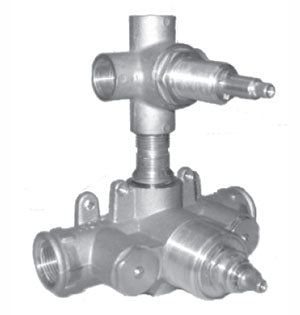 Watermark - 1/2 Inch Thermostatic Valve With Built In Vol. Cntrl & 2-Way Diverter