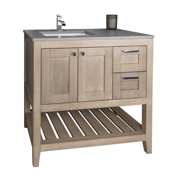 Lacava - Stile Free Standing Under-Counter Vanity With Two Doors(Knobs Included) On Left