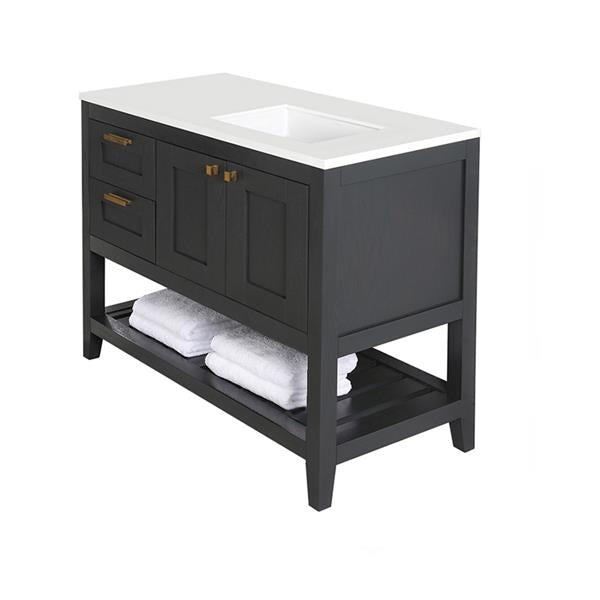 Lacava - Stile Free Standing Under-Counter Vanity With Two Doors(Knobs Included) On Right