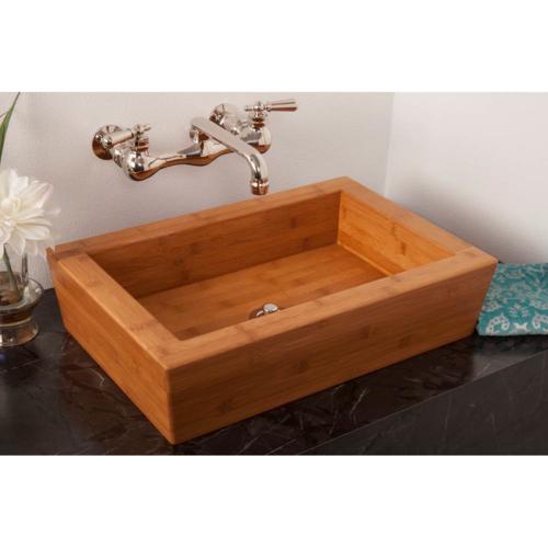 Strom Living - Solid Bamboo Rectangular Sink, Natural Color