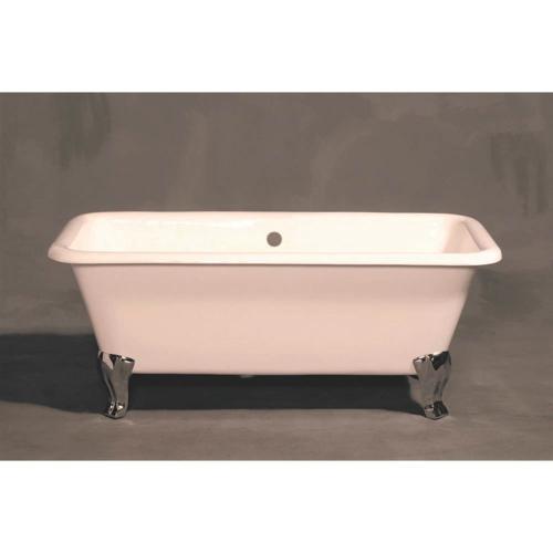Strom Living - The Charles 5' Cast Iron Rectangular Tub On Deco Style Legs (On Selected Finish)