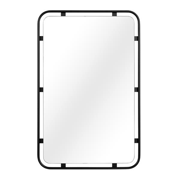 Lacava - Suave Wall Hung Mirror With Stainless Steel Frame Surround. W:22', D:1 1/8'', H Inch34''