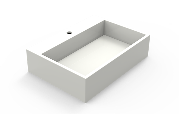 Graff - Desideri Sublime Countertop Bathroom Sink with Single Faucet Hole