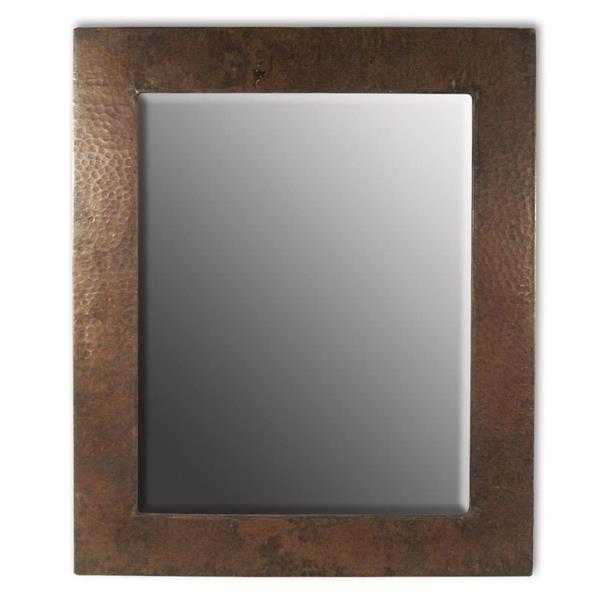 Native Trails - Small Sedona Rectangle Mirror in Antique Copper