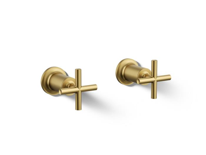 Kohler - Purist Deck- Or Wall-Mount Bath Faucet Handle Trim With Cross Design