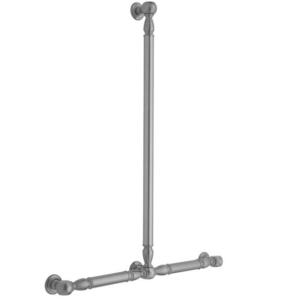 Jaclo - T20 Smooth with Finials 32H x 24W T Grab Bar