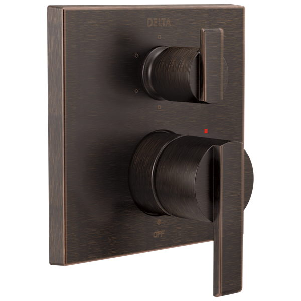 Delta - Ara Angular Modern Monitor 14 Series Valve Trim With 6-Setting Integrated Diverter