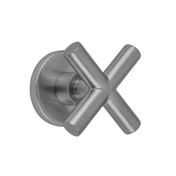 Jaclo - Contempo Hub Base Cross Handle with Round Escutcheon Trim for Exacto Volume Controls and Diverters (J-VC34 / J-VC12 / J-20682 / J-20686 / J-20688 / J-20687 / J-20689)