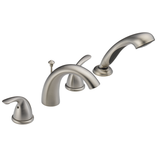 Delta - Classic Roman Tub With Hand Shower Trim