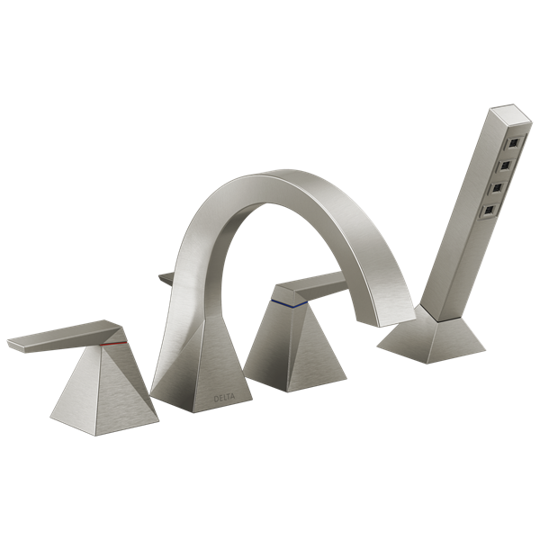 Delta - Trillian Two-Handle Roman Tub Trim With Hand Shower