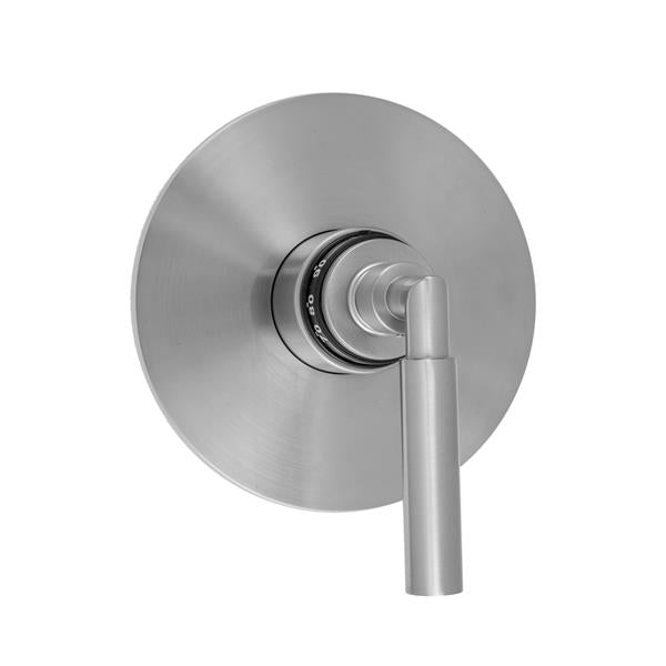 Jaclo - Round Plate With Contempo Hub Base Lever Handle Trim For Thermostatic Valves (J-TH34 & J-TH12)