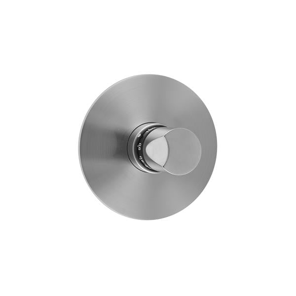 Jaclo - Round Plate With Thumb Handle Trim For Thermostatic Valves (J-TH34 & J-TH12)