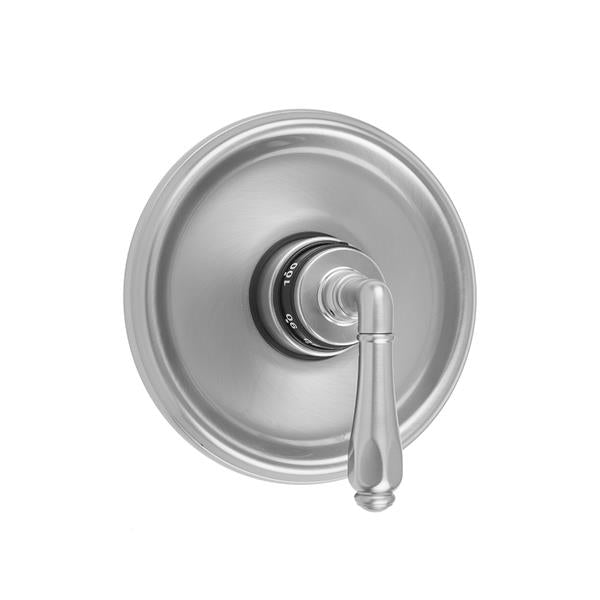 Jaclo - Round Step Plate With Smooth Lever Trim For Thermostatic Valves (J-TH34 & J-TH12)