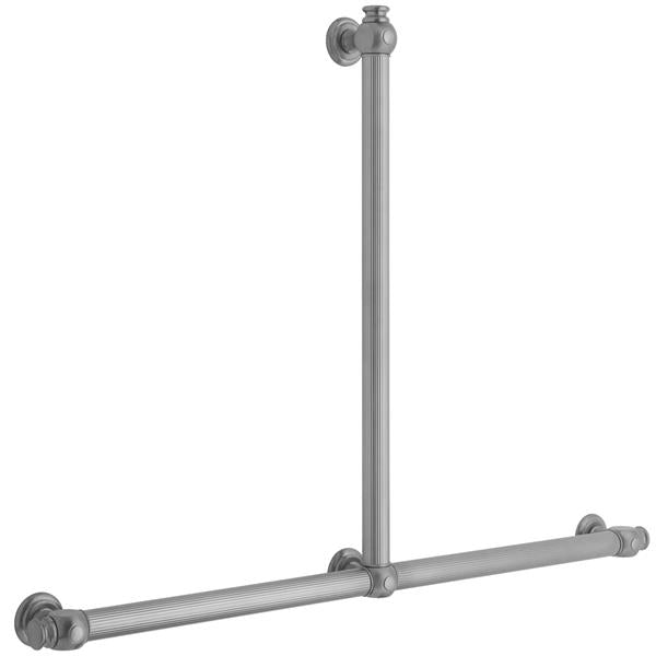 Jaclo - T61 Reeded with End Caps 24H x 32W T Grab Bar