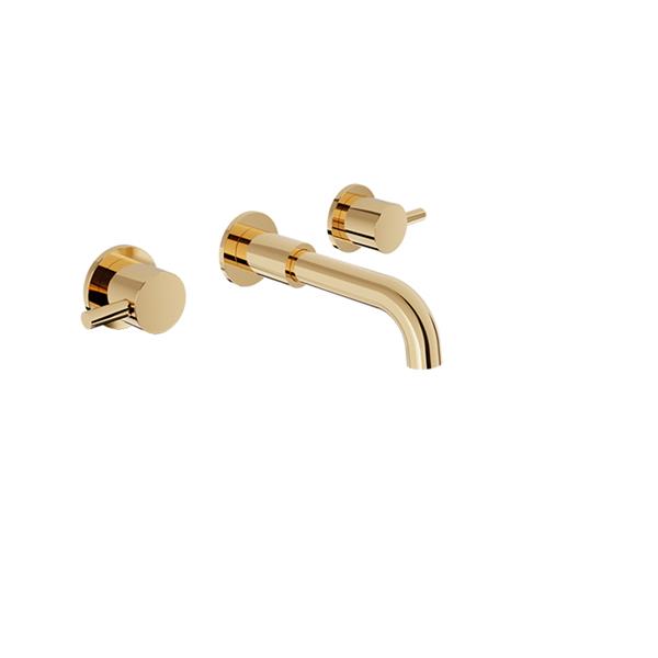 Baril - Zip B66 Trim only for for 2 handles wall-mounted lavatory faucet, drain not included