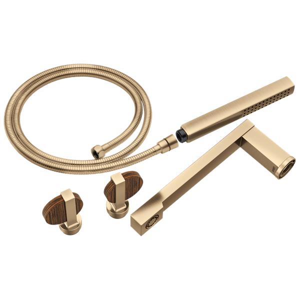 Brizo - Frank Lloyd Wright Two-Handle Tub Filler Trim Kit with Lunar Handles