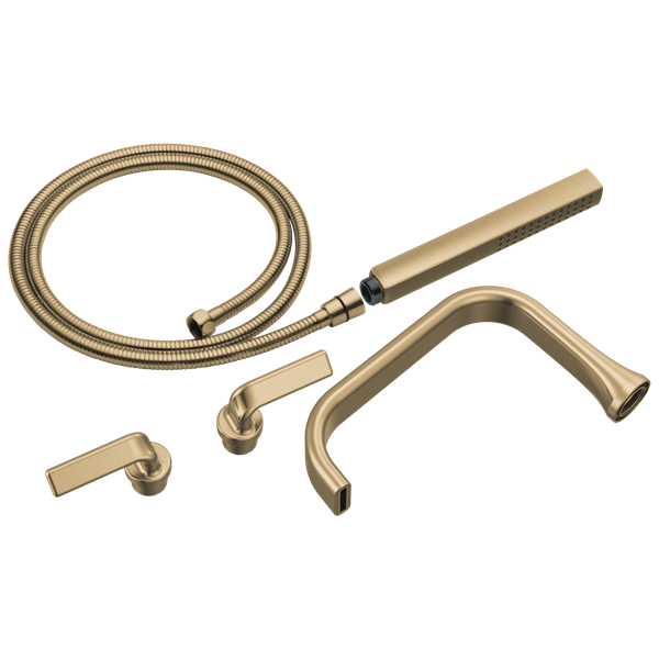 Brizo - Allaria Two-Handle Tub Filler Trim Kit with Twist Lever Handles