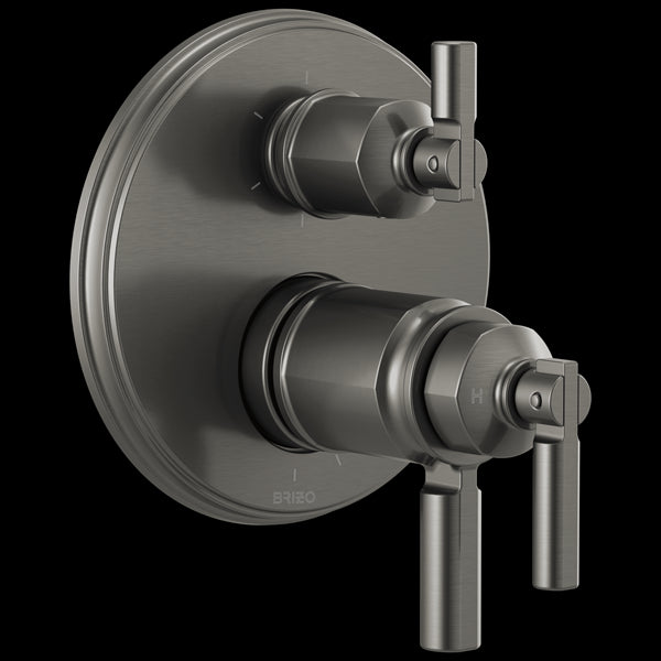 Brizo - Invari Tempassure Thermostatic Valve With Integrated 6-Function Diverter Trim