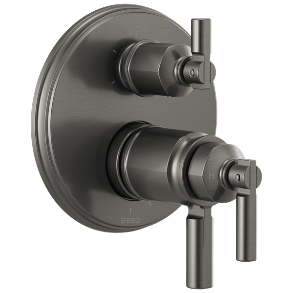 Brizo - Invari TempAssure Thermostatic Valve With Integrated 6-Function Diverter Trim