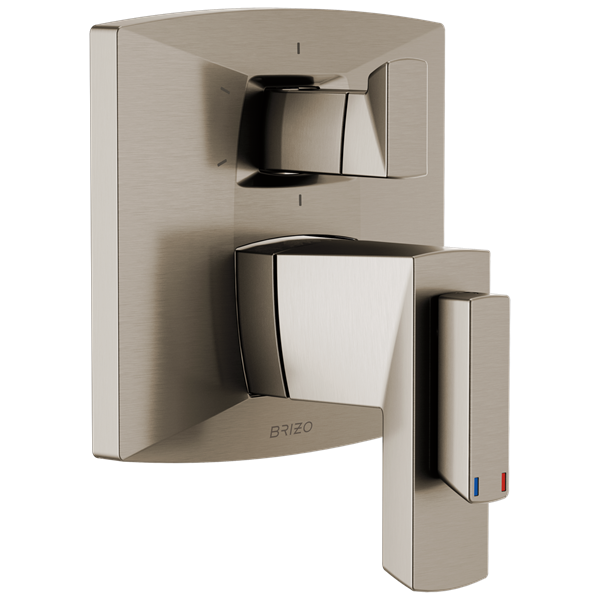 Brizo - Vettis Tempassure Thermostatic Valve With Integrated 6-Function Diverter Trim