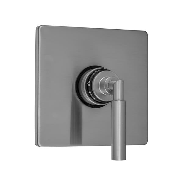 Jaclo - Square Plate with Hub Base Lever Trim for Thermostatic Valves (J-TH34 & J-TH12)