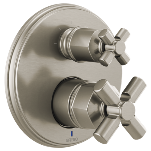 Brizo - Invari Pressure Balance Valve With Integrated 3-Function Diverter Trim - Less Handles