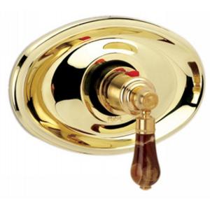 Phylrich - Regent 3/4 Inch Thermostat, Brown Onyx Handle - Trim Only