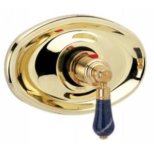 Phylrich - Regent 3/4 Inch Thermostat, Bleu Sodalite Handle - Trim Only