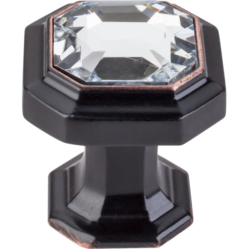 Top Knobs - Crystal Emerald 1 1/8 Inch Length Geometric Knob