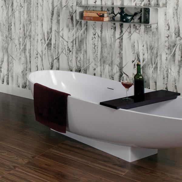 Lacava - 6 Inch Wood Bridge For Tubs
