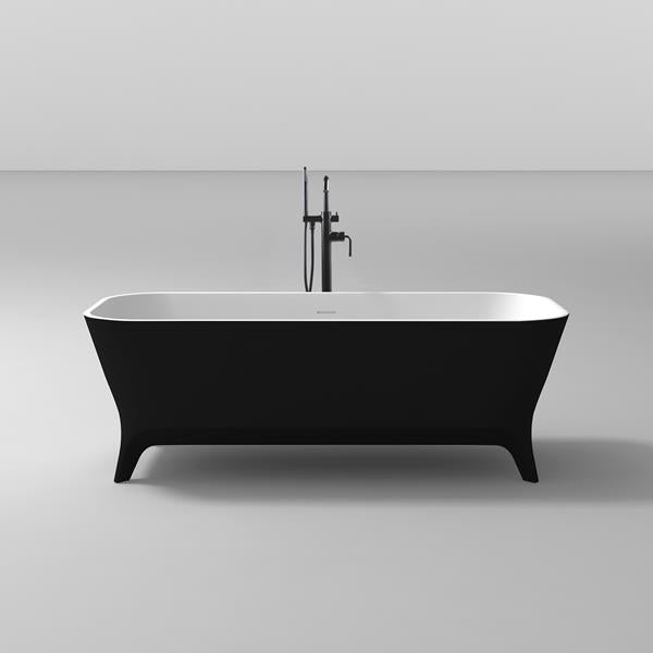 Lacava - Giulia Free-Standing Soaking Bathtub Made Of White Solid Surface