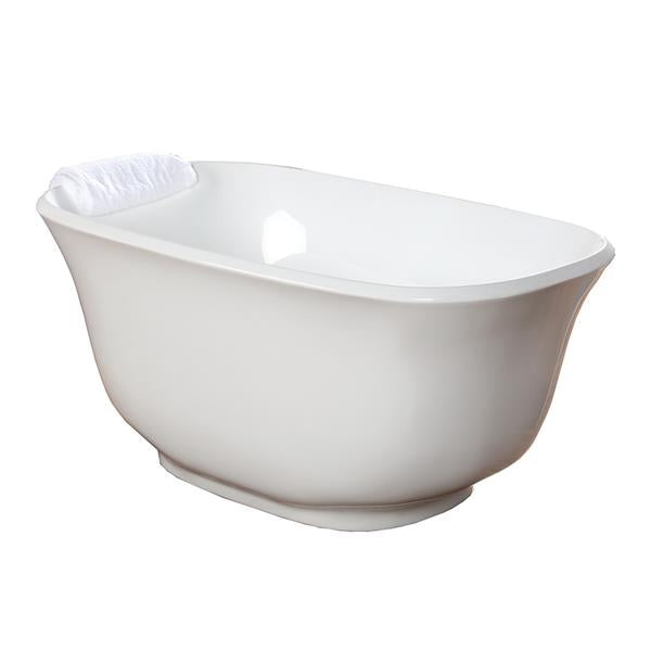Lacava - Trenta Free-Standing Soaking Bathtub Made Of Luster White Acrylic