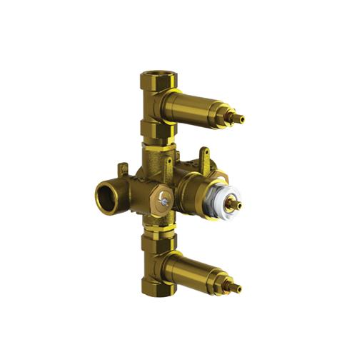 Flusso - 3/4 Inch Thermostatic Valve - 2 Outputs