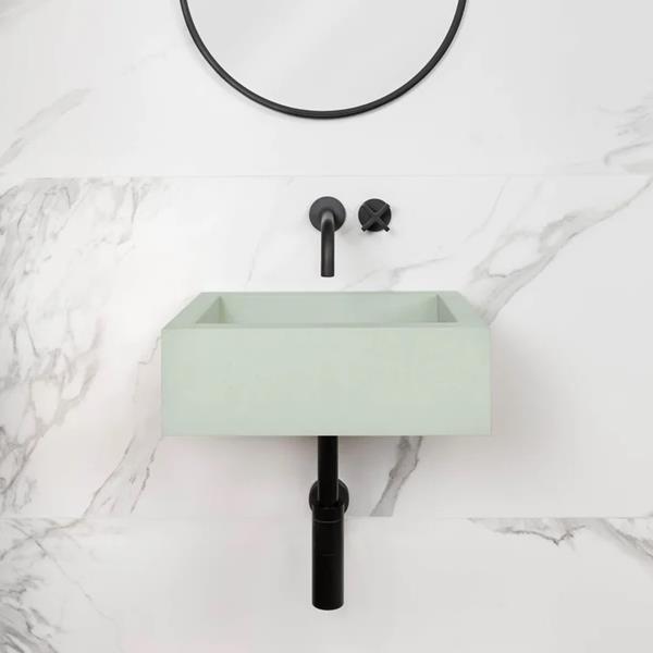 Kast - Terra Countertop/Wall Mount Basin, 17-3/4 x 13-3/ x 5-7/8 Inch, Includes Wall Brackets