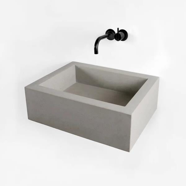 Kast - Terra Countertop/Wall Mount Basin, 22-13/16 Inch x16-1/2 Inch, Includes Wall Brackets