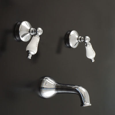 Strom Living - Deco Tub Set W/Levers, 8 Inch Centers