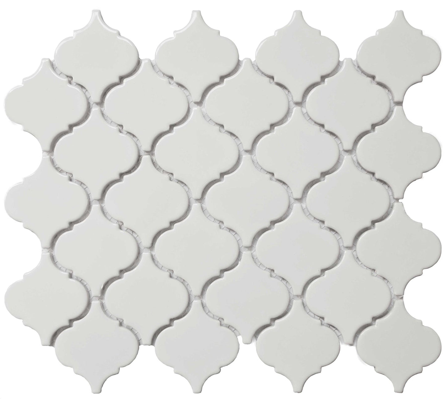 Roca Tile - Bg White 12 x 12 Lantern ArtisMosaic 2 Inch