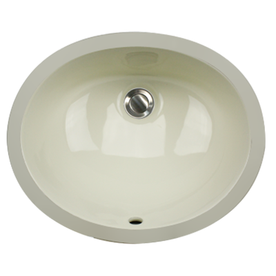 Nantucket Sinks - 15 Inch X 12 Inch Undermount Ceramic Sink In Bisque
