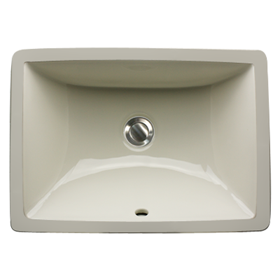 Nantucket Sinks - 16 Inch X 11 Inch Undermount Ceramic Sink In Bisque