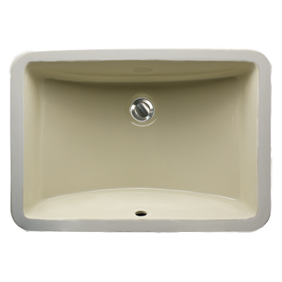 Nantucket Sinks - 18 Inch X 12 Inch Undermount Ceramic Sink In Bisque